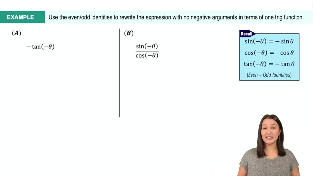 Even and Odd Identities Example 1