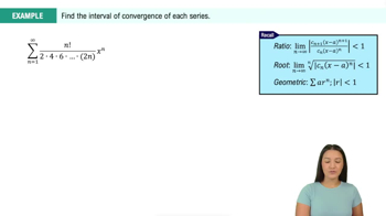  Interval of Convergence Example 7