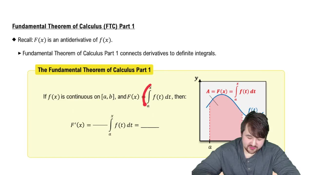 Fundamental Theorem of Calculus Part 1