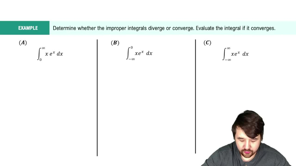 Improper Integrals: Infinite Intervals Example 1
