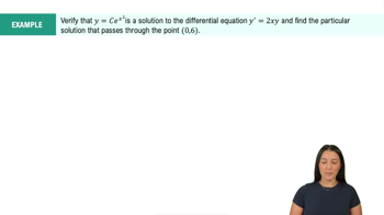 Solutions to Basic Differential Equations Example 6