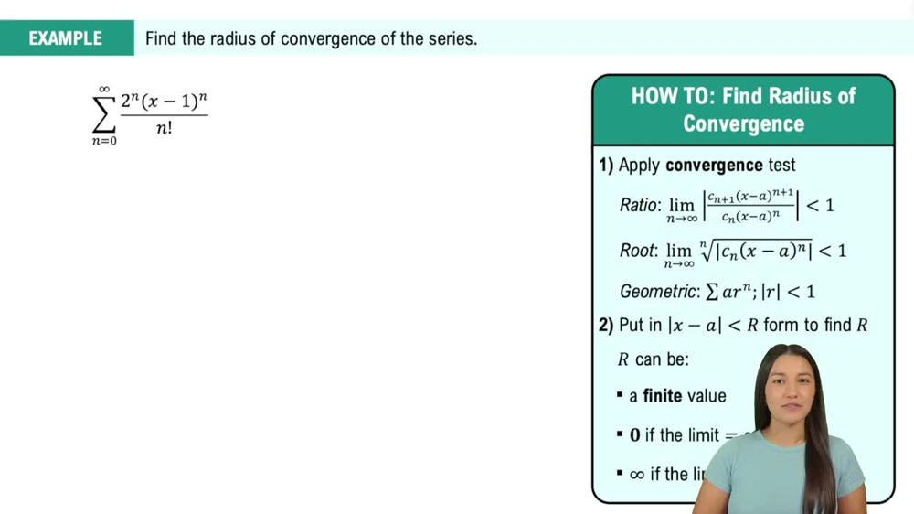 Radius of Convergence Example 3