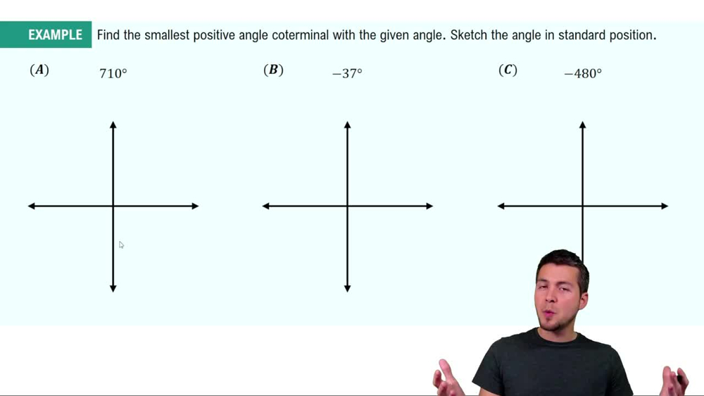 Coterminal Angles Example 2