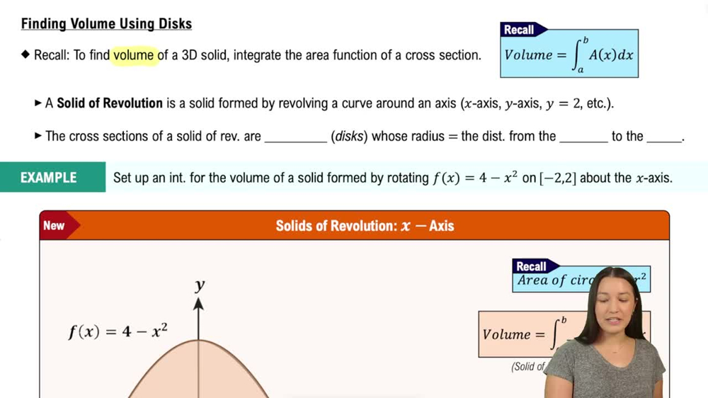 Finding Volume Using Disks