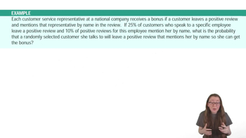 Multiplication Rule: Dependent Events Example 1