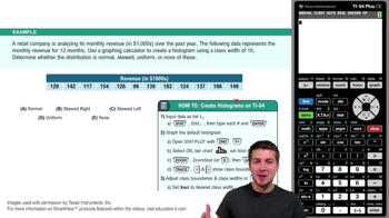 How to Create Histogram - TI-84 Calculator