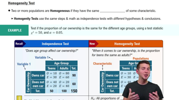 Homogeneity Test