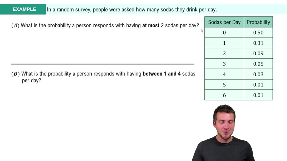 Intro to Random Variables & Probability Distributions Example 1