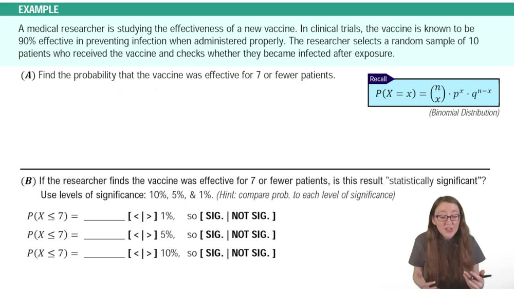 Finding Binomial Probabilities Using TI-84 Example 1