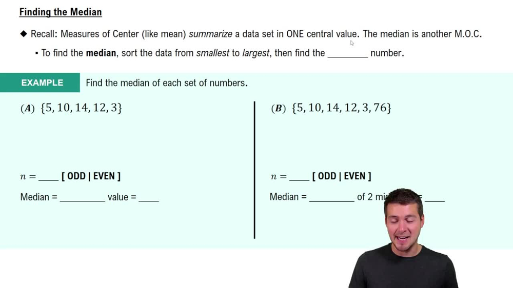 Calculating the Median