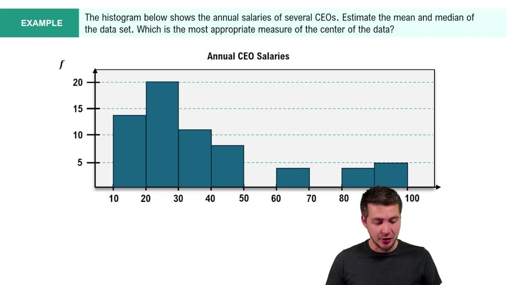 Comparing Mean vs. Median Example 3