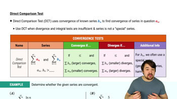 Direct Comparison Test