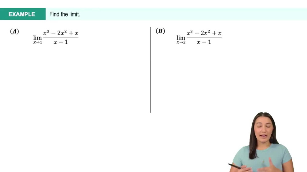 Limits of Rational Functions: Denominator = 0 Example 1