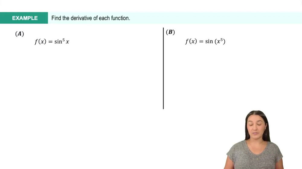 Intro to the Chain Rule Example 3