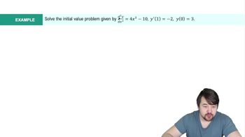 Initial Value Problems Example 1