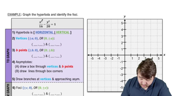 Graphing Hyperbolas at the Origin Example 1