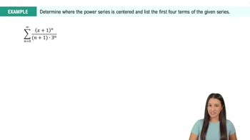 Intro to Power Series Example 1