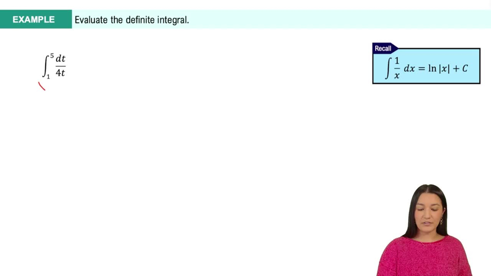 Integrals Resulting in Natural Logs Example 2