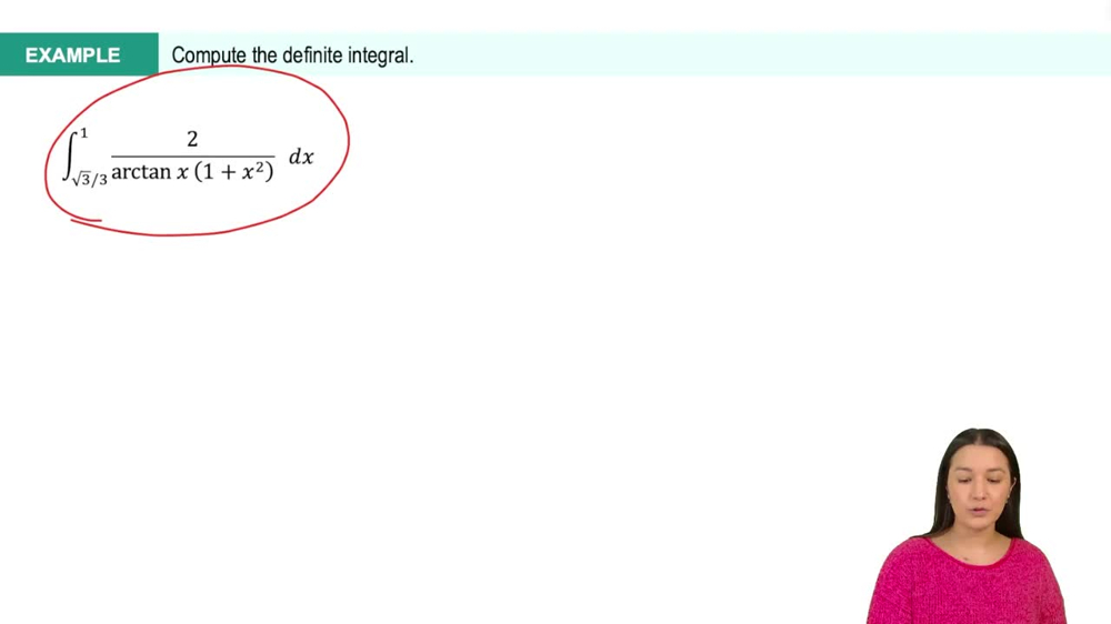  Integrals Resulting in Inverse Trig Functions: Substitution Example 5