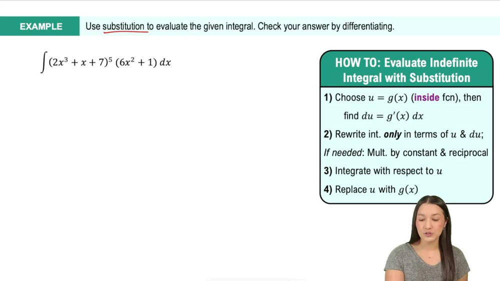 Indefinite Integrals Example 1