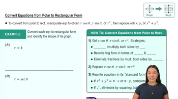 Convert Equations from Polar to Rectangular