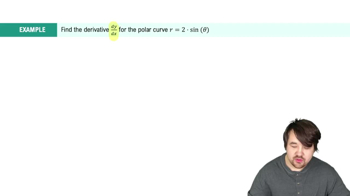 Slope of Polar Curves Example 1