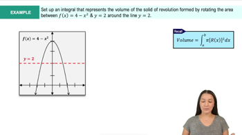 Finding Volume Using Disks Example 4