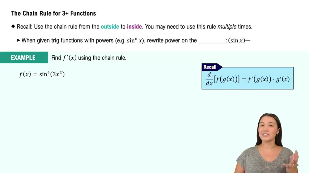 The Chain Rule for 3+ Functions