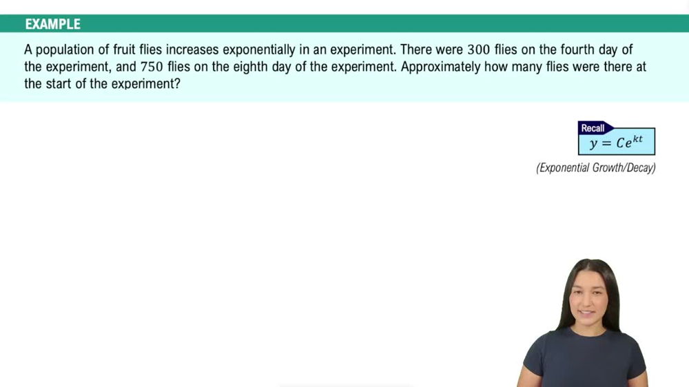 Exponential Growth & Decay Example 4