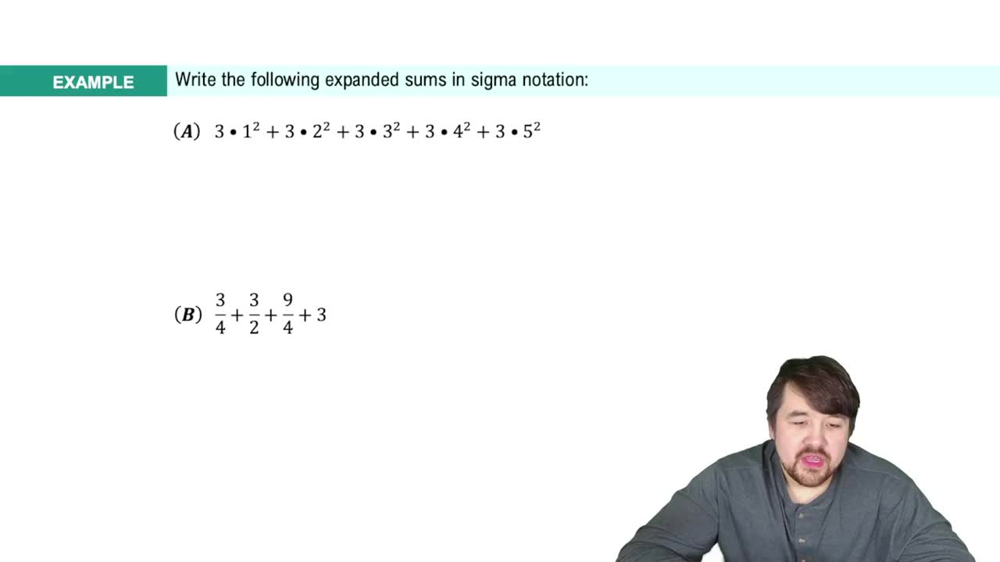 Sigma Notation Example 1