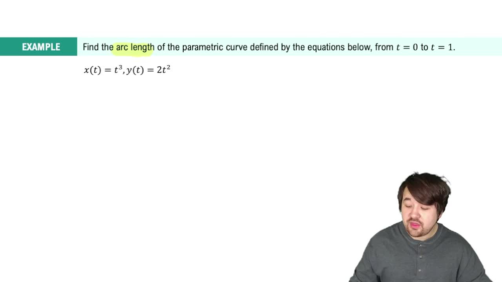 Arc Length of Parametric Curves Example 4