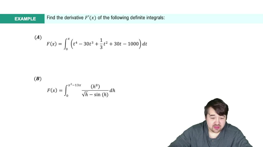 Fundamental Theorem of Calculus Part 1 Example1