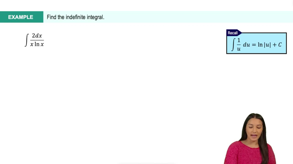 Integrals Involving Natural Logs: Substitution Example 4