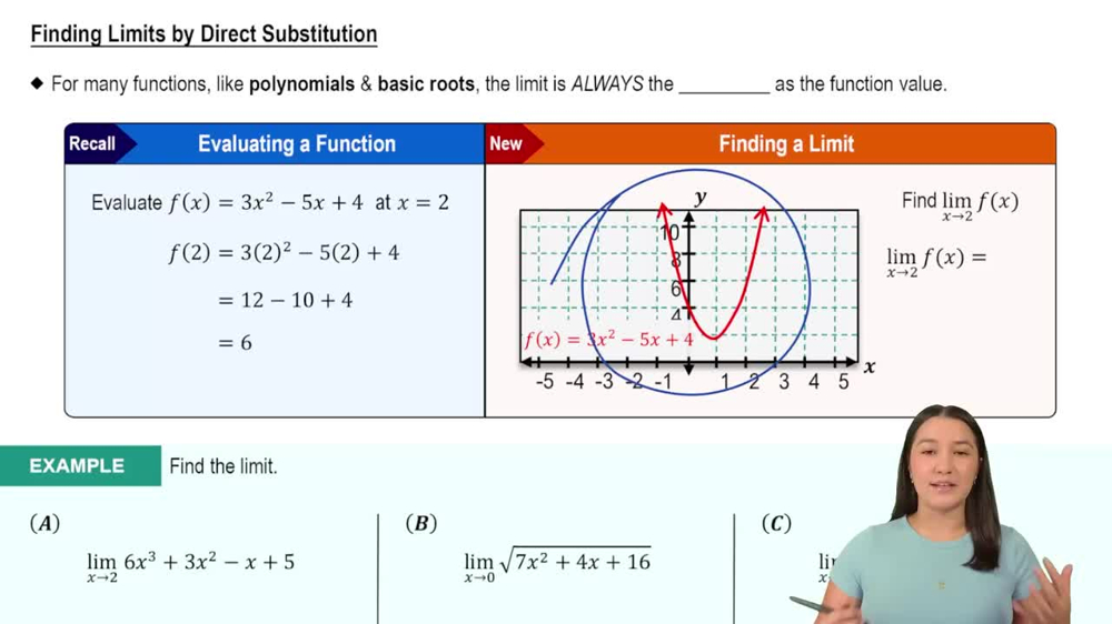 Finding Limits by Direct Substitution