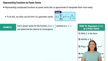 Representing Functions as Power Series