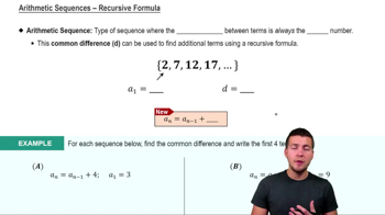 Arithmetic Sequences - Recursive Formula
