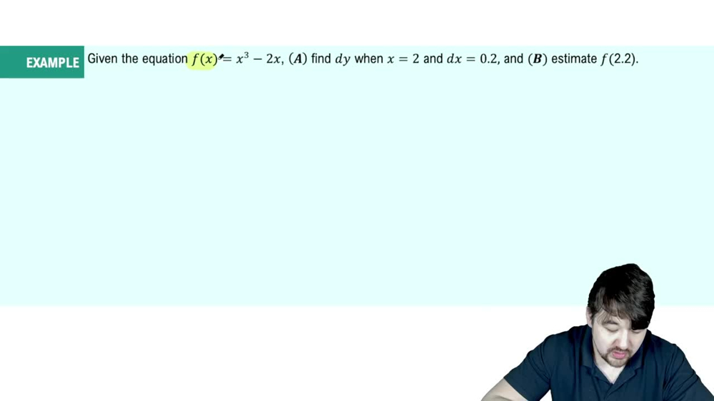 Finding Differentials Example 1