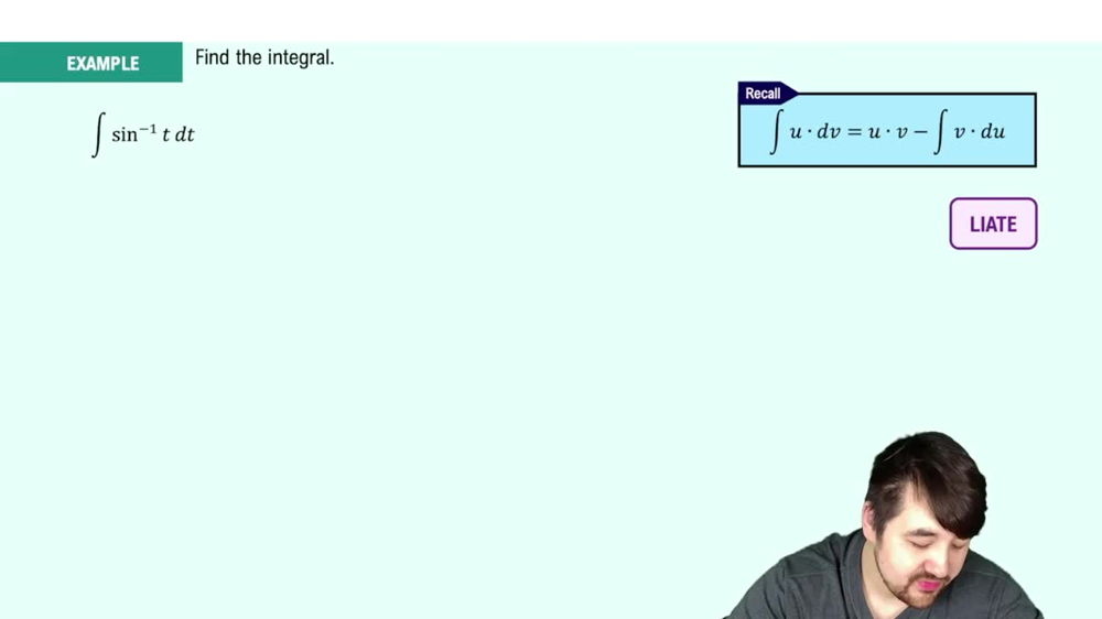 Introduction to Integration by Parts Example 2