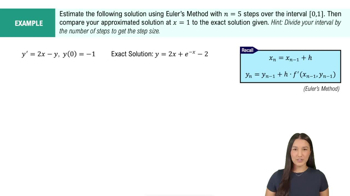 Euler's Method Example 1