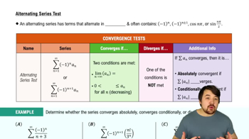 Alternating Series Test