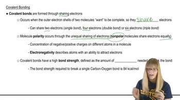 Covalent Bonds