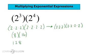 Simplify exponential multiplication expressions