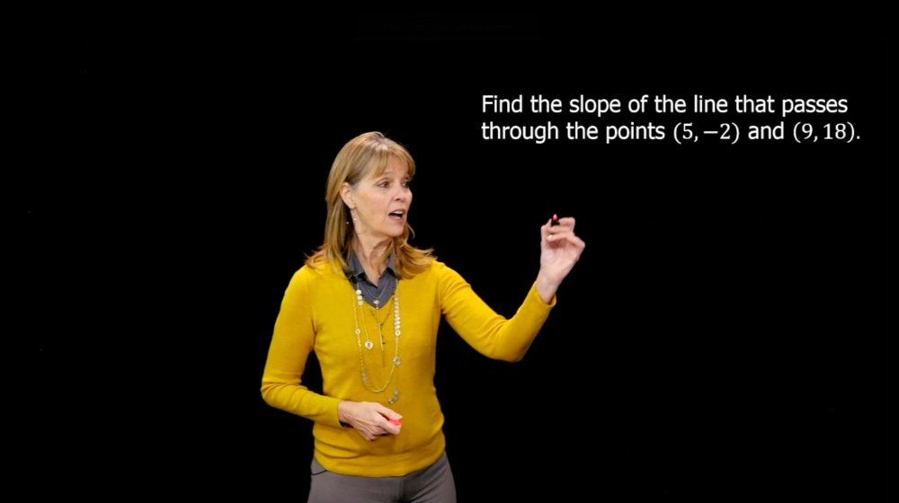 Find the Slope of a Line Passing Through Two Given Points