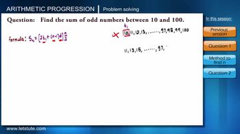 Arithmetic Progressions - Algebra