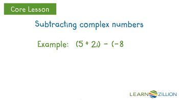 Subtract complex numbers