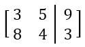 Augmented matrix