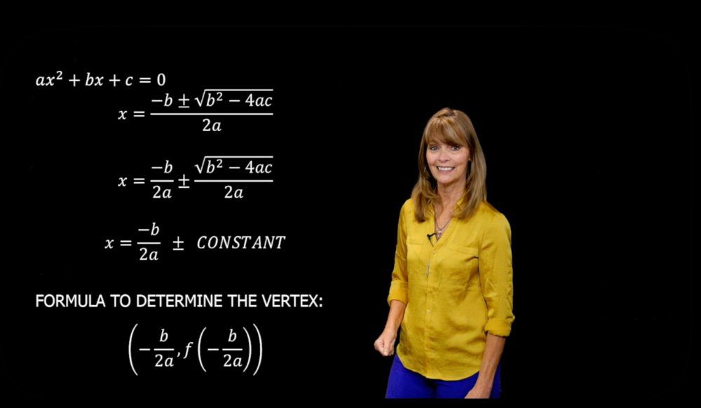 Find the Vertex of a Parabola by Using a Formula