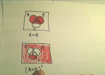 Venn Diagrams: Shading Regions with Three Sets, Part 2 of 2