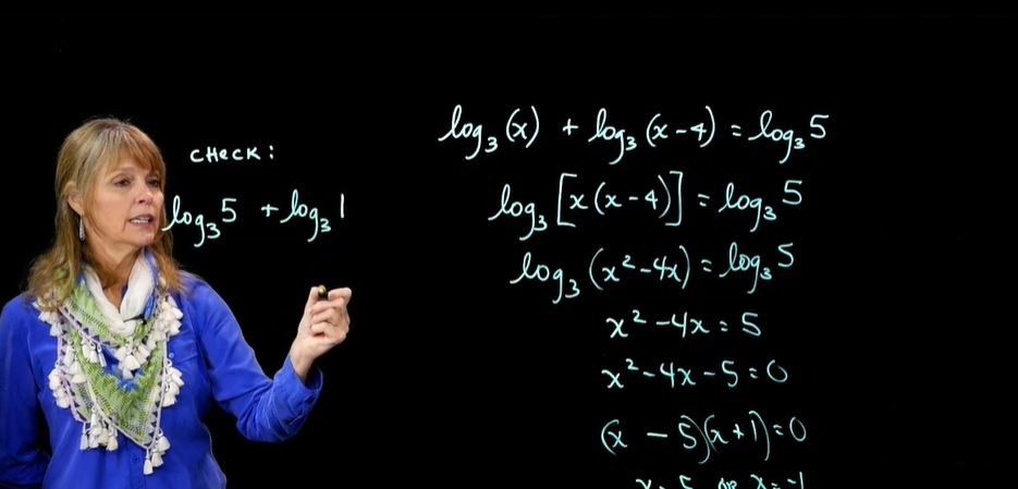 Using Logarithmic Properties to Solve Equations