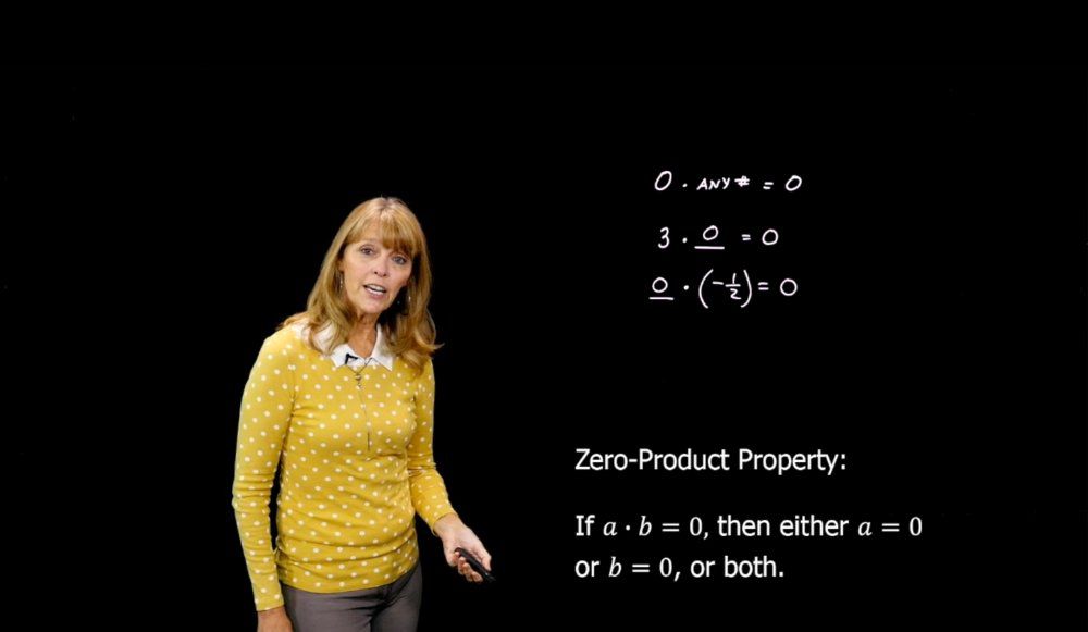 The Zero-Product Property